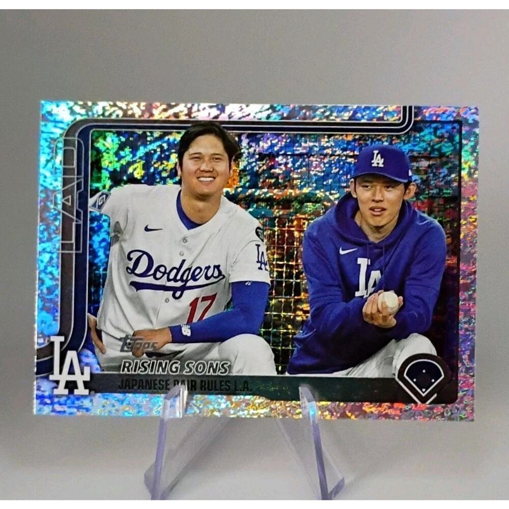2025 Topps Shohei Ohtani Roki Sasaki #US269 Veteran Combos Sand Glitter...
